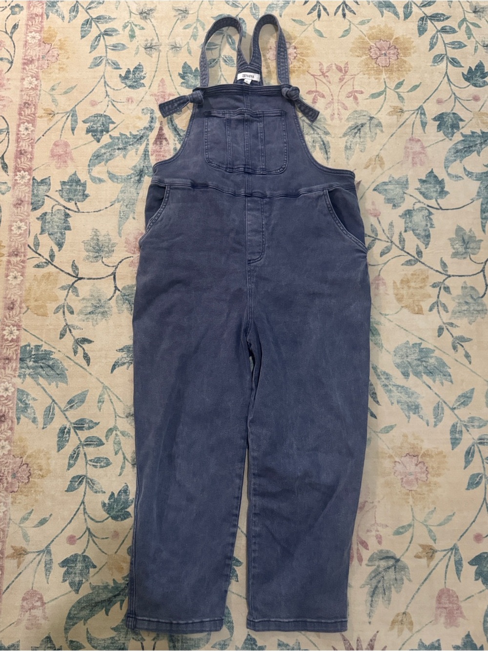 NWT Zenana Outfitters Indigo Blue Bib Overalls / NEVER WORN!
